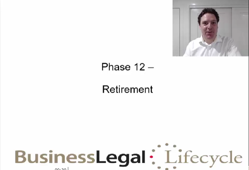 Phase 12 – Retirement