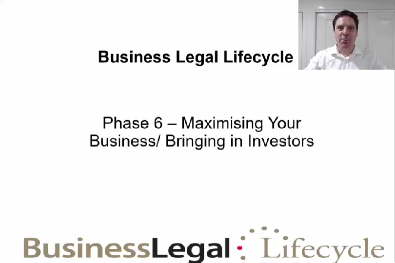Phase 6 – Maximising Your Business & Bringing In Investors